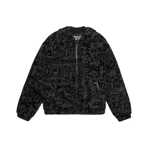 VERSACE Пуховик Мужской Черный