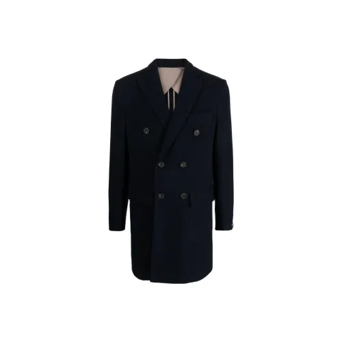 CORNELIANI Пальто Мужское Морской Синий