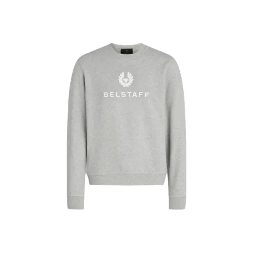 Belstaff Фирменный Crewneck Толстовка Мужской Серый