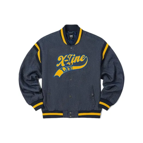 Lee Xline Джинсовый Синий Мужской Бейсбольная Джерси
