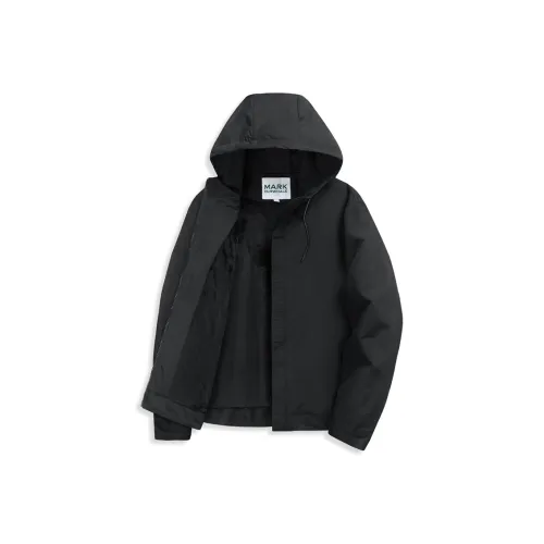 FAIRWHALE Куртки Пальто Мужской Чисто Черный