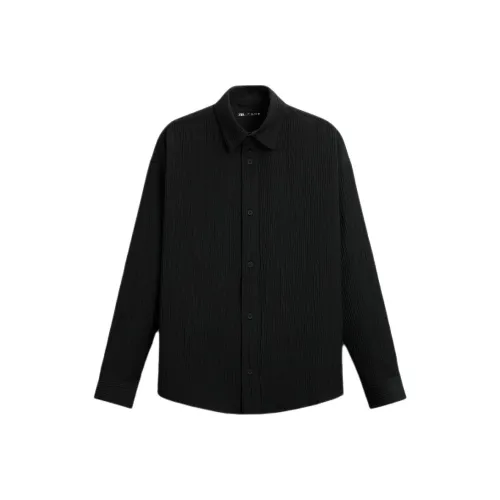 ZARA Мужские черные куртки