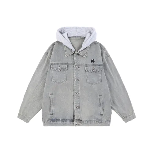 LUCKY BRAND Джинсовая куртка унисекс Желтый грязь