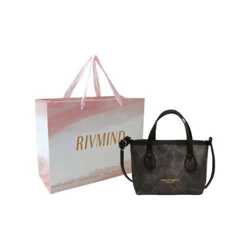 RIVMIND ПУ (полиуретан) Одно плечо Сумка Стандартная Женская Коричневый Черный
