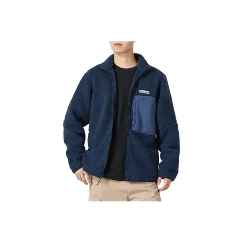 Columbia совместный бренд Velvet Feel Куртка Мужская Темно-синяя