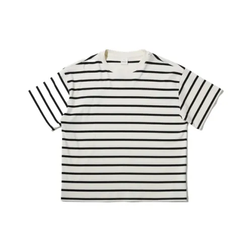 COUNTRY MOMENT T-Shirt Унисекс Черный Белый Полосы