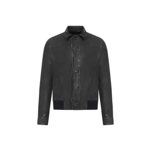 SALVATORE SANTORO Черные Мужские Куртки