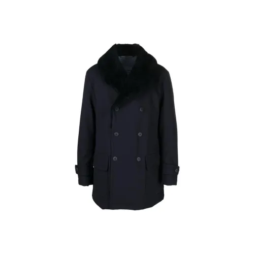 GIORGIO ARMANI Черное мужское пальто