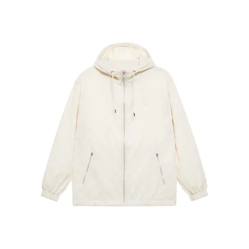 MLB MONOGRAM Коллекция Boston Red Sox 24FW Ветрозащитная куртка унисекс кремового цвета