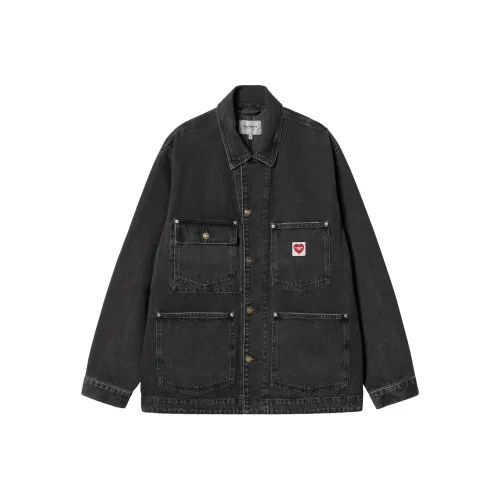 Carhartt WIP Черный Камень Промытый Мужские Куртки