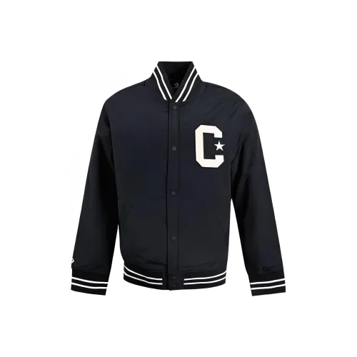 Конверс Хлопковый пуховик унисекс черного цвета