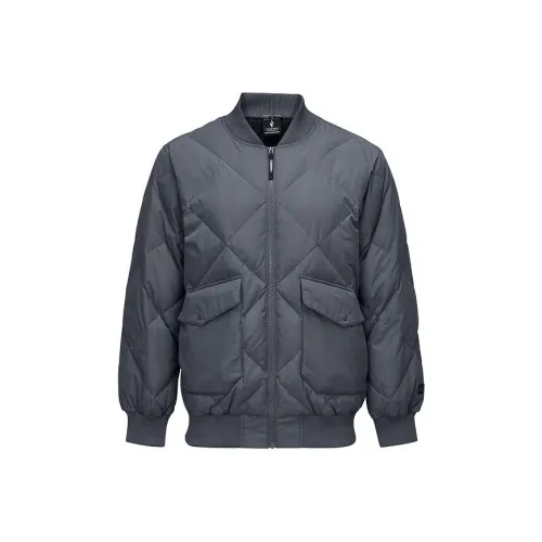 Skechers Sports Alliance Series Пуховик Мужской Темно-Серый