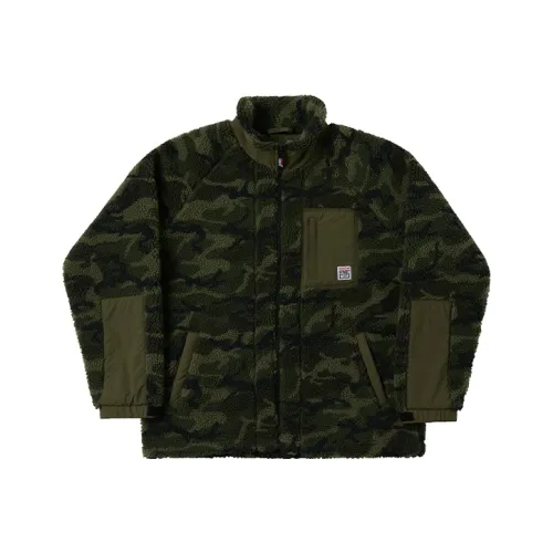 Vision Street Wear Камуфляж Унисекс Бархатные куртки