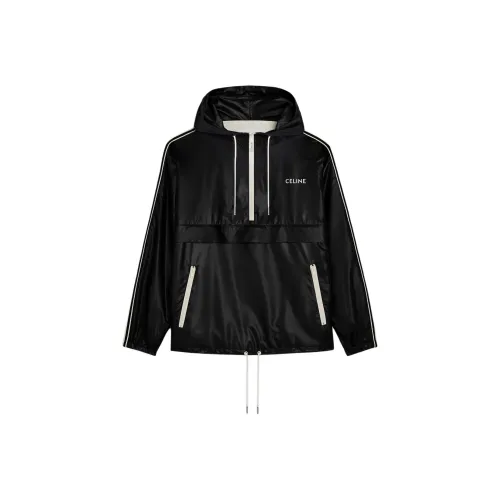 CELINE SS24 Куртки Пальто Мужской Черный