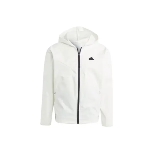 Adidas CITY ESCAPE Нефритовый Белый Мужские Куртки