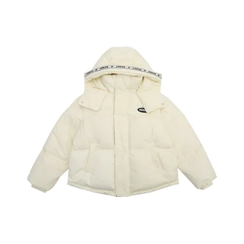 NERDY Пуховик Унисекс Молочно-белый