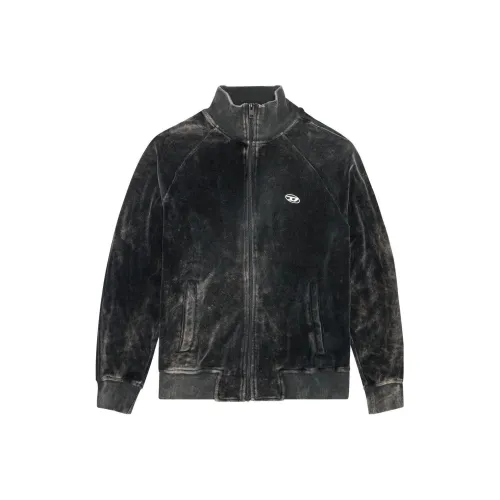 DIESEL Мужские черные куртки