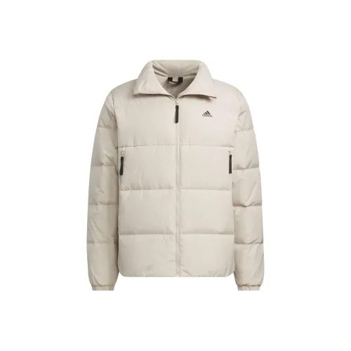 Adidas Beige Men's Down Jackets Adidas Бежевый Мужской Пуховики