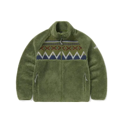 Thisisneverthat Оливково-зеленый Унисекс Объемные куртки (пуфы)