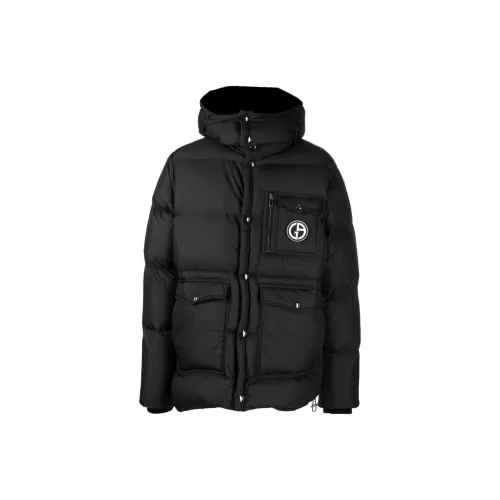 GIORGIO ARMANI Черный Мужской Пуховик