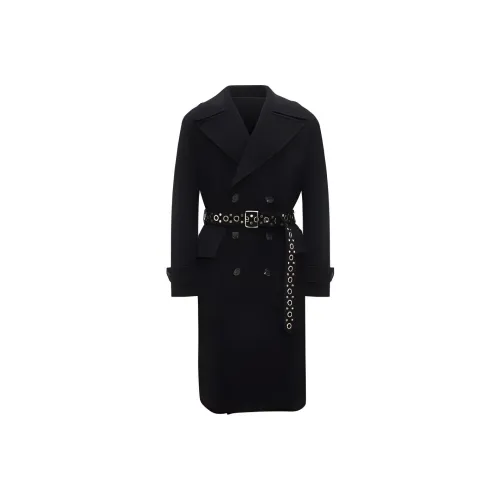 Alexander McQueen Черное Мужское Пальто