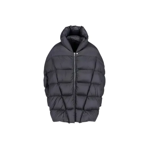 RICK OWENS совместный бренд RO Down Jacket Мужской Черный