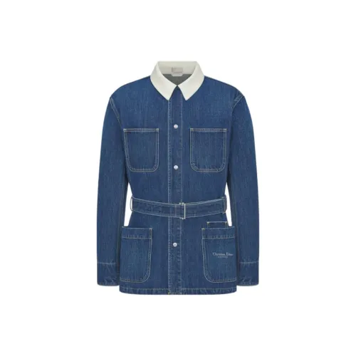 DIOR Синий Мужской Джинсовые Куртки