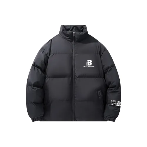 BOTH PLAY Хлопковый пуховик Унисекс Черный