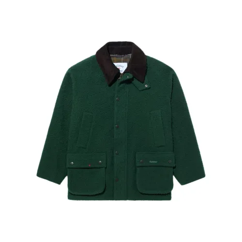 NOAH Barbour Коллаборация Лесной зеленый Унисекс Куртки