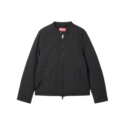 DIESEL Мужские черные куртки