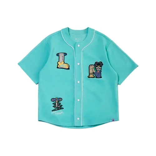 Лайнер x Steven Harrington Скейтборд Бейсбольная куртка Unisex Light Нефритово-зеленый