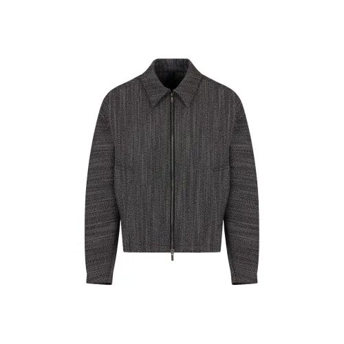 EMPORIO ARMANI FW24 Куртки и Пальто Мужской Черный