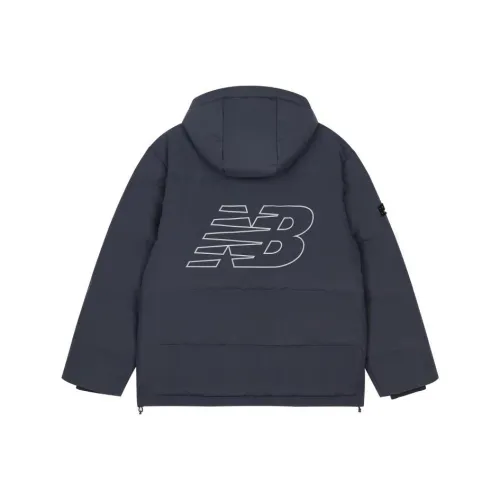 New Balance Темно-синий Мужской Пуховик