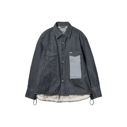 PUBLIC TOKYO x SHIOTA FW24 Куртки и Пальто Мужской Темно-Серый