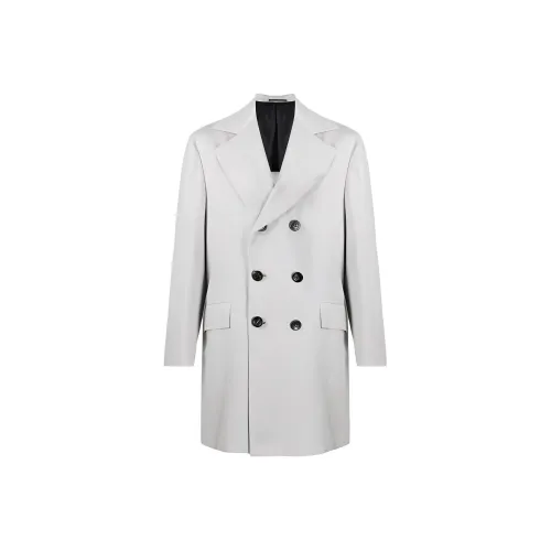 KITON Серый Мужской Пальто