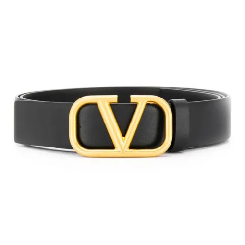Valentino Аксессуары для мобильных телефонов Кожаные ремни Унисекс Черный Ширина 3 см