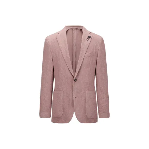 LARDINI Бизнес-костюм мужской цвет грязно-розовый