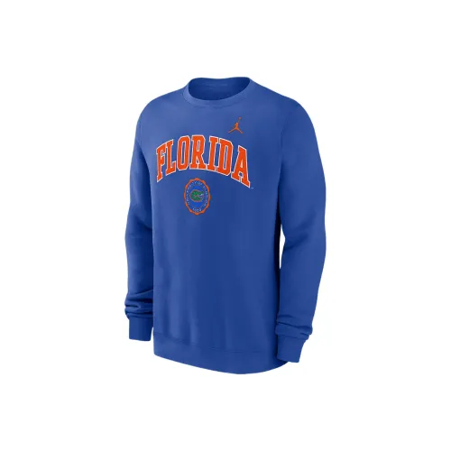 Джордан FLORIDA GATORS Arched Следы Толстовка Мужской Королевский синий