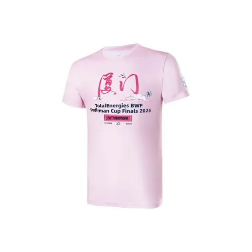 Victor Sudan Cup Collection T-Shirt Унисекс Розовый