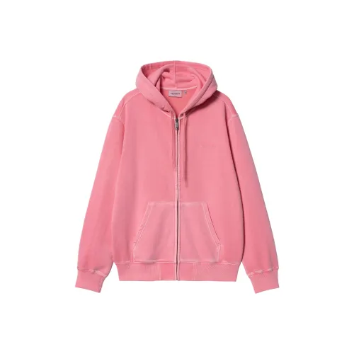 Carhartt WIP SS24 С капюшоном Duster Script Куртка Унисекс Розовый
