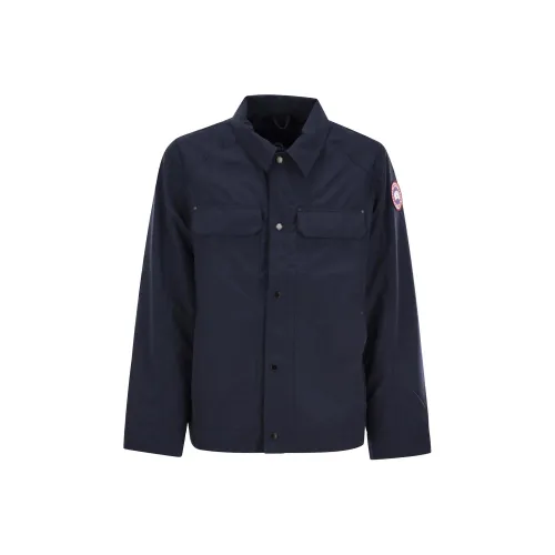 Canada Goose Куртки Пальто Мужской Navy Blue
