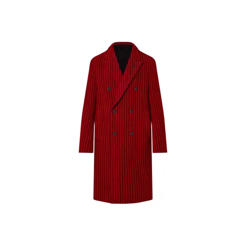 LOUIS VUITTON x PARK SEO BO Пальто Мужское Коричневый Красный