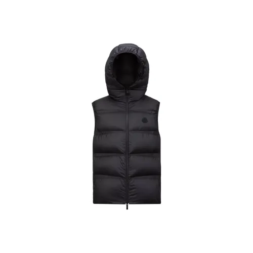 Moncler Lausen Series Lausen Пуховый жилет Мужской Темно-синий