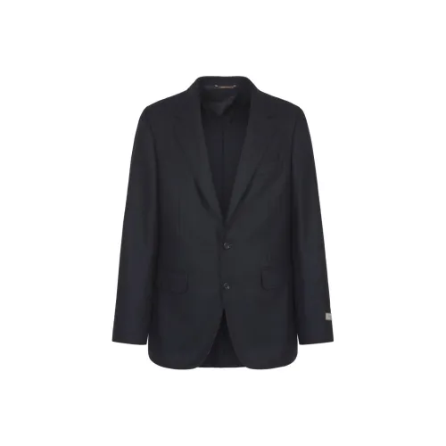 Canali Черные Мужские Деловые Костюмы