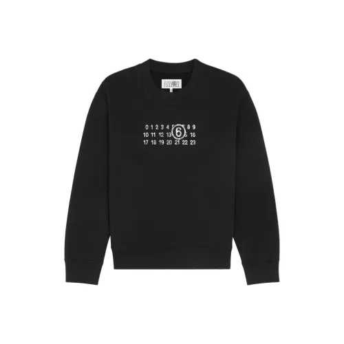 MM6 Maison Margiela совместный бренд Черные мужские свитшоты