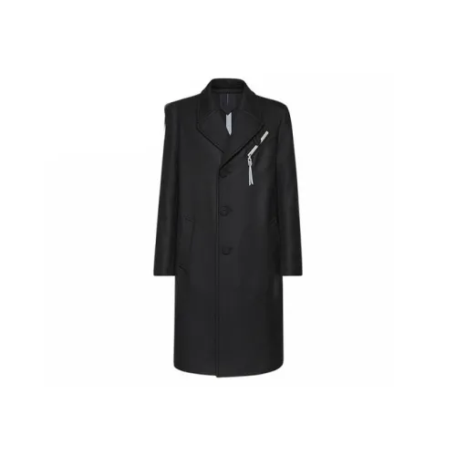 Ferragamo Черное Мужское Пальто