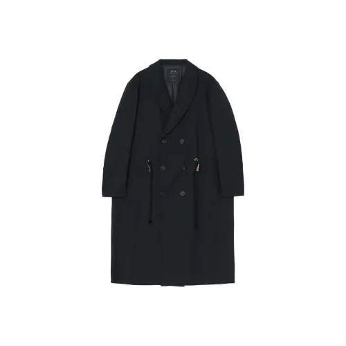 Yohji Yamamoto Черное Унисекс Пальто