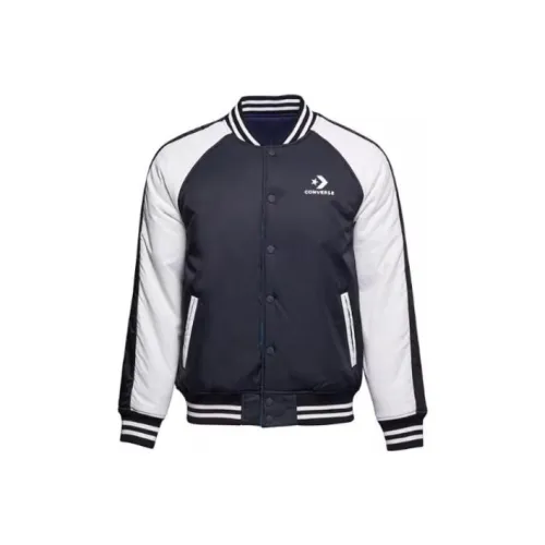 Конверс Хлопковый пуховик унисекс черный белый