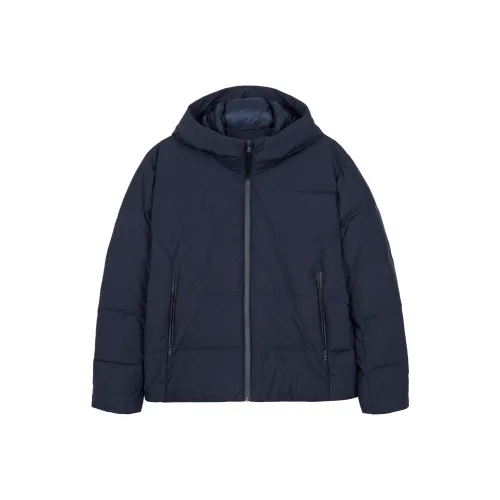 UNIQLO Пуховик Мужской Ночной Синий