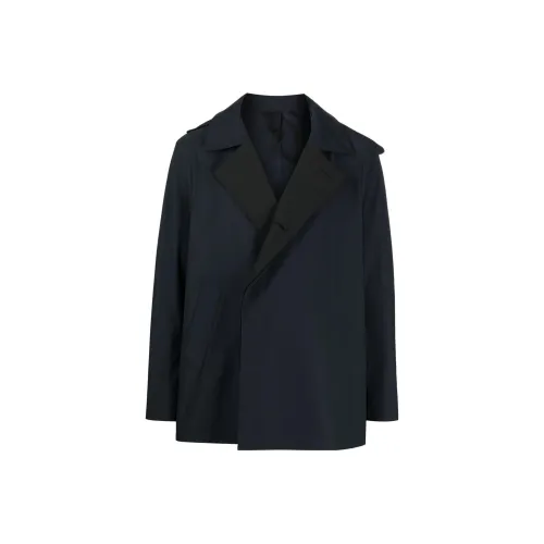 HARRIS WHARF LONDON Blue Men's Coat HARRIS WHARF LONDON Синий Мужской Пальто